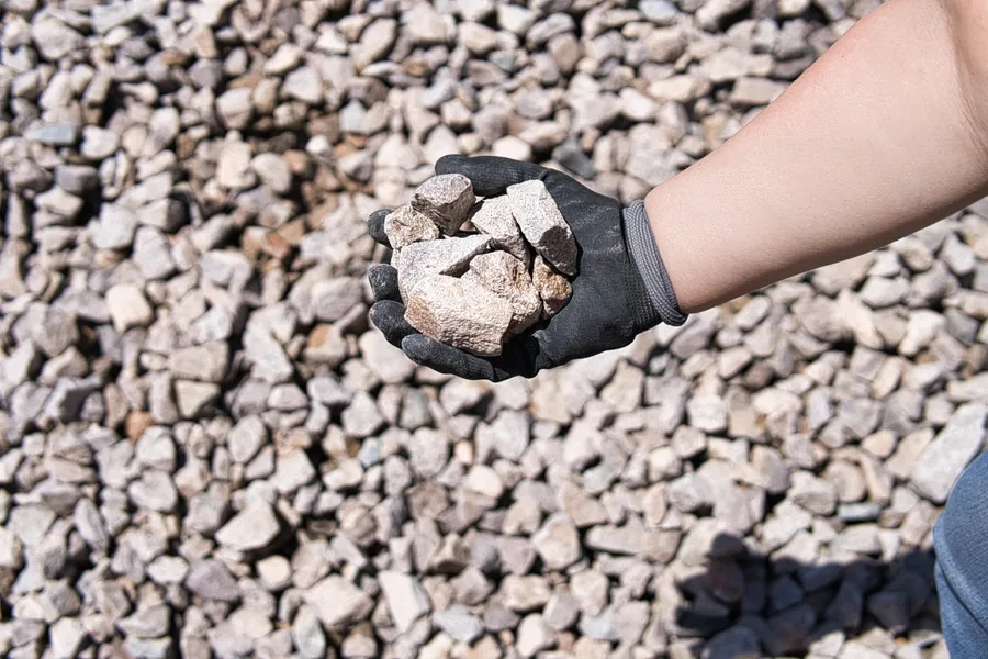 1.5 Inch Clean screened rock aggregate las vegas