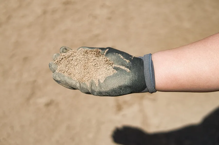 plaster sand closeup las vegas