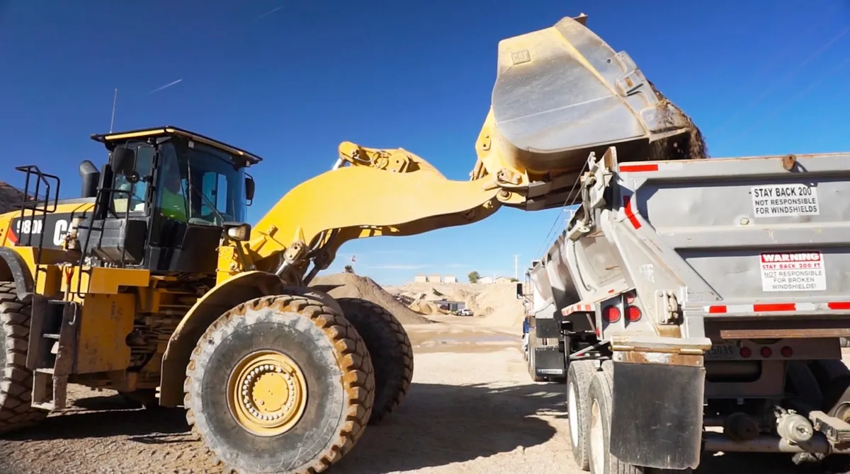 sand and gravel delivery las vegas valley