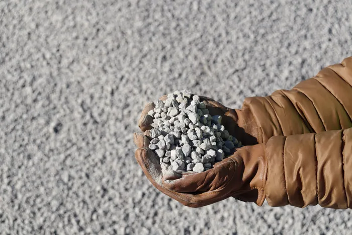 3/4 inch #67 screened rock closeup las vegas drainage aggregate