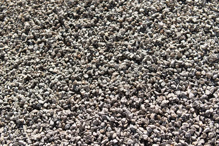 3/4 inch screened rock pile detail