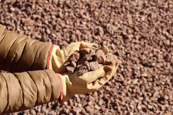 3/4 inch brown brown decorative rock las vegas