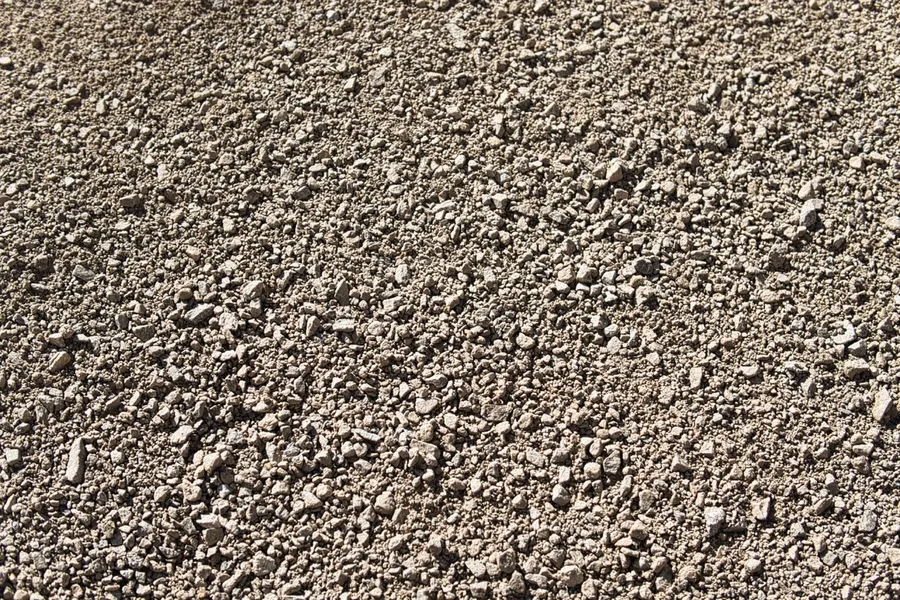 type ii base aggregate closeup dust content